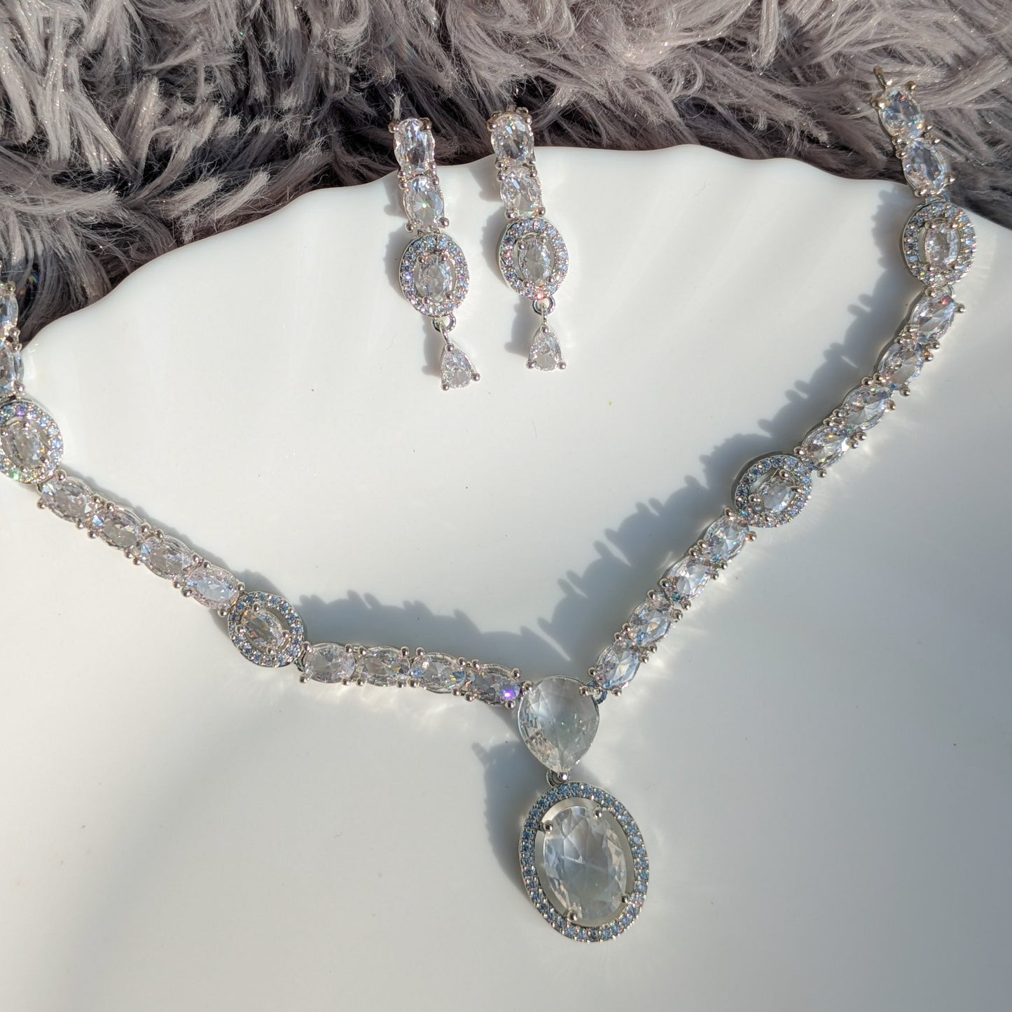 Crystal Elara Necklace Set