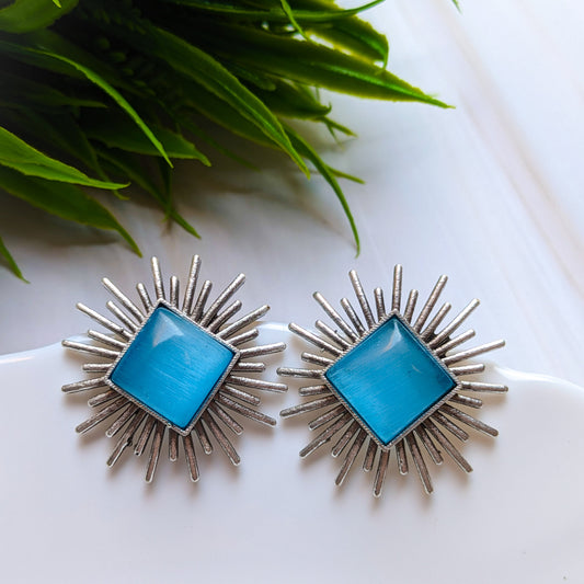 Blue Surya Earring