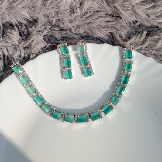 Azure Royale Jewelry Set - Mintgreen