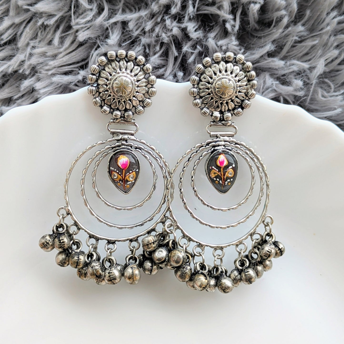 Ghungroo Chandbali Earring