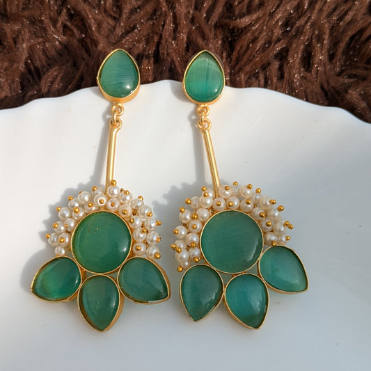 Mint Bazri Earring