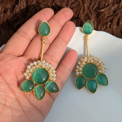 Mint Bazri Earring