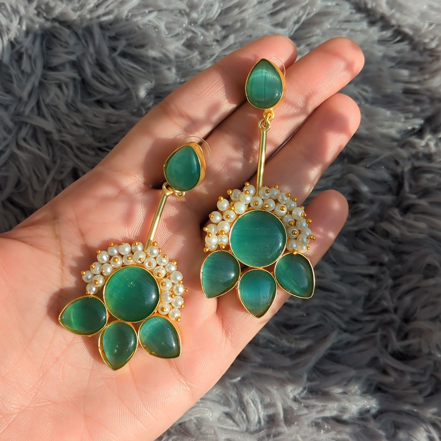 Mint Bazri Earring